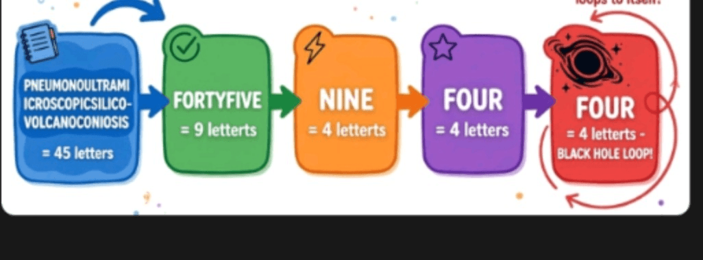 The four-letter black hole number: an example from the original article